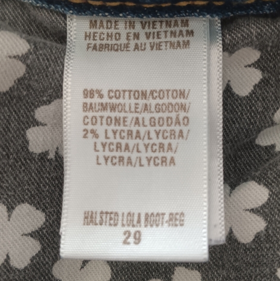 Lucky Brand Women's 8 / 29 (30x30) Lola Boot Cut Low Rise Blue Jeans Denim - Picture 9 of 13